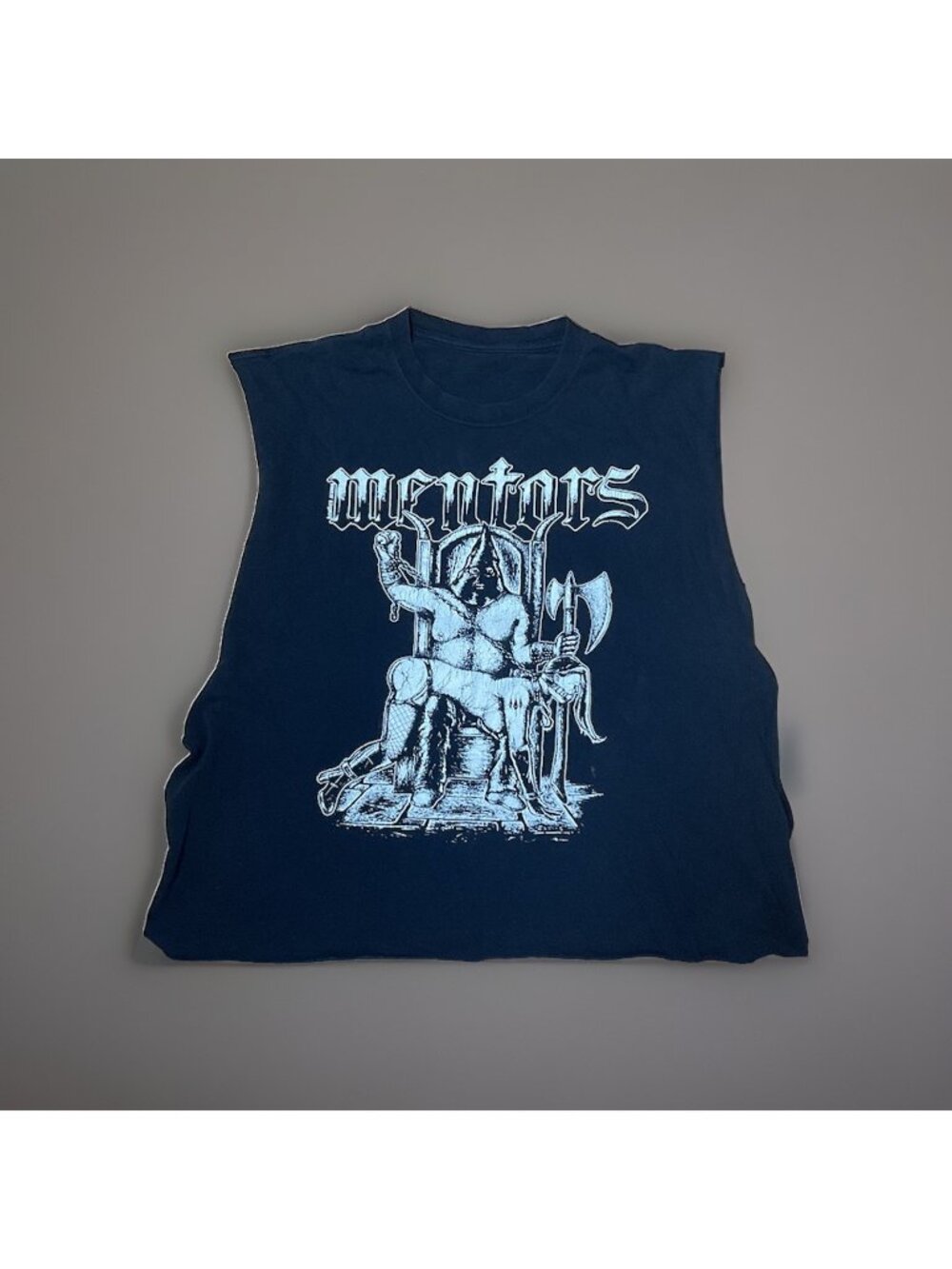 Mentors Y2K VTG Band T Shirt Rare Dark Metal Grunge Emo Goth Punk Men’s
